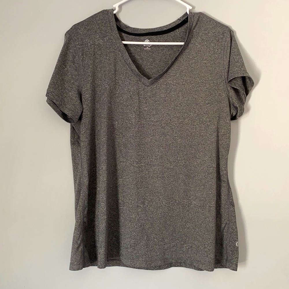 Champion Grey Short Sleeve Shirt Size XL (fits Medium)